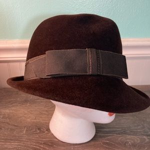 Vintage Peachbloom Velour Merrimac Hat